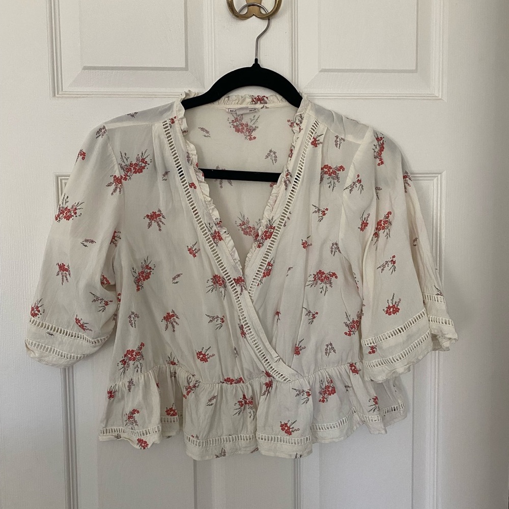 Floral crop top